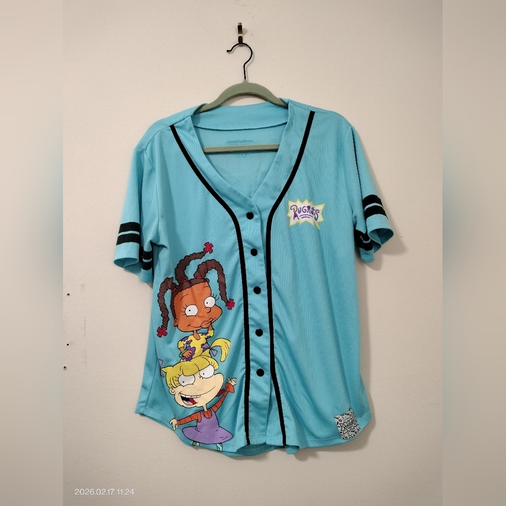 Nickelodeon Men's Rugrats Y2K Nostalgia Cartoon Shirt Sz Large